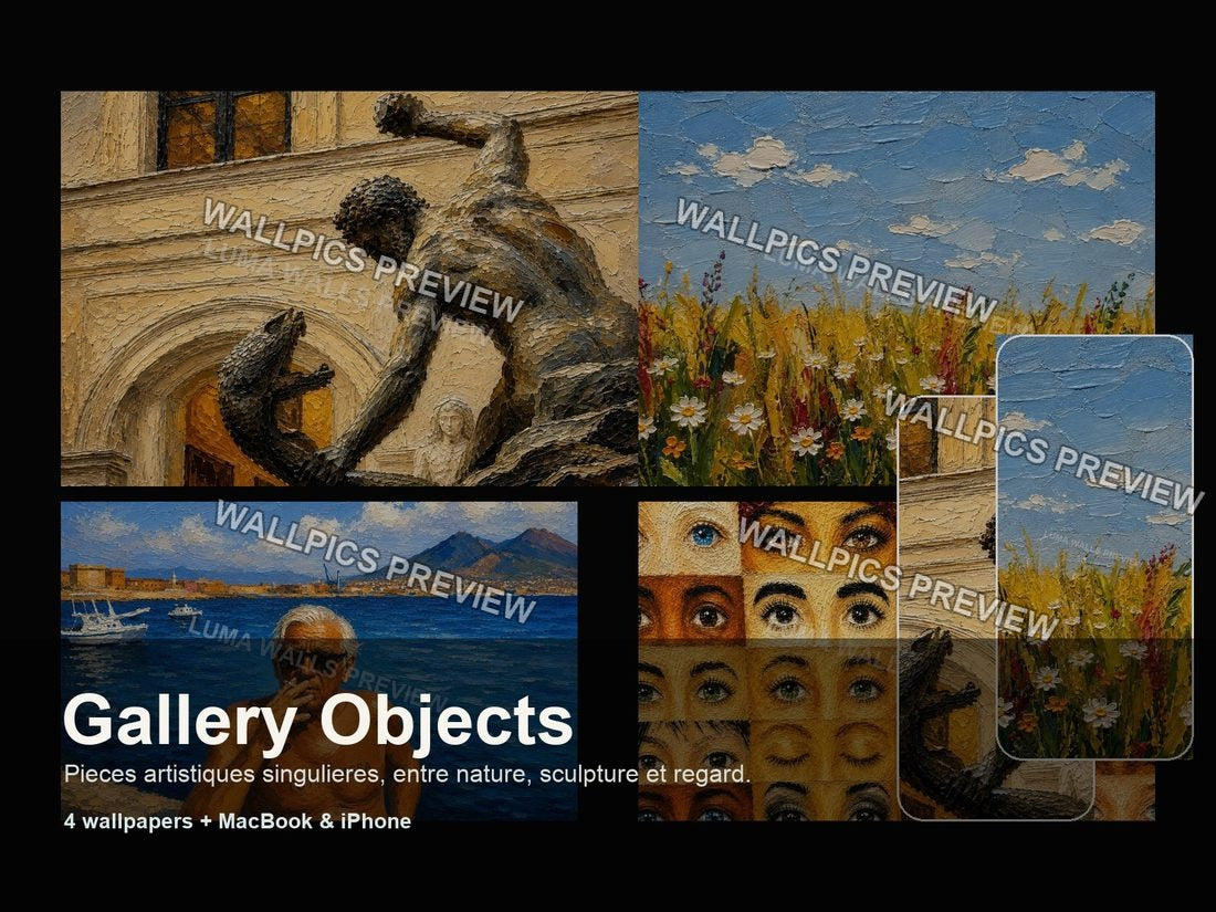 Gallery Objects pack de fonds d'écran